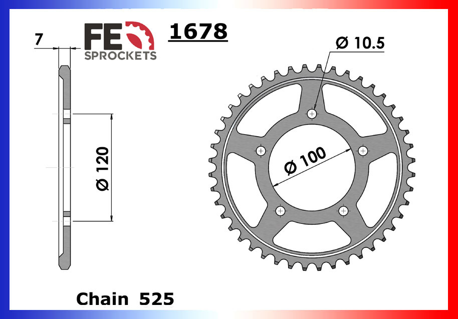 Kit Chaîne Moto FE pour Dorsoduro 750 (07-16)