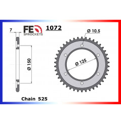 Kit Chaîne Moto FE pour KTM 950 LC8 Adventure (03-06)