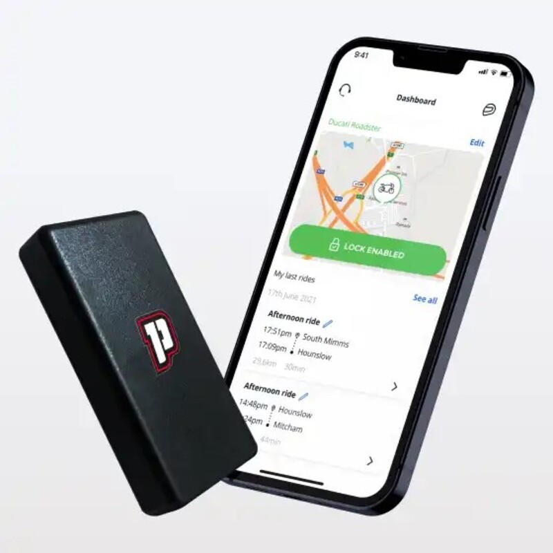 raceur - Antivol GPS PÉGASE sans abonnement qui enregistre & chronomètre vos trajets.