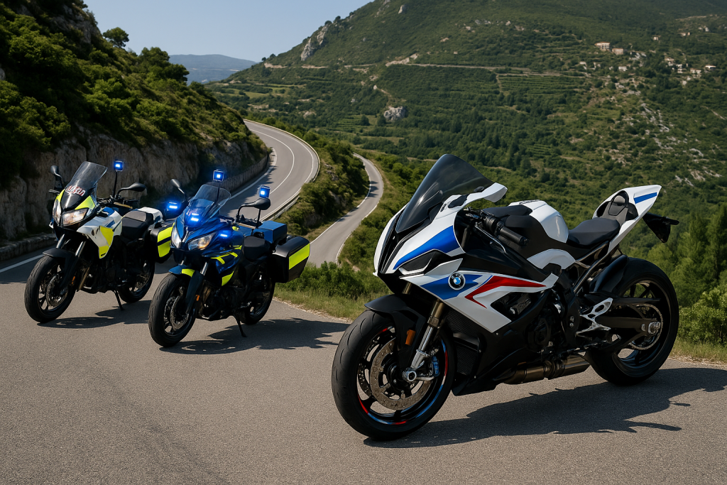 S1000r bmw route police
