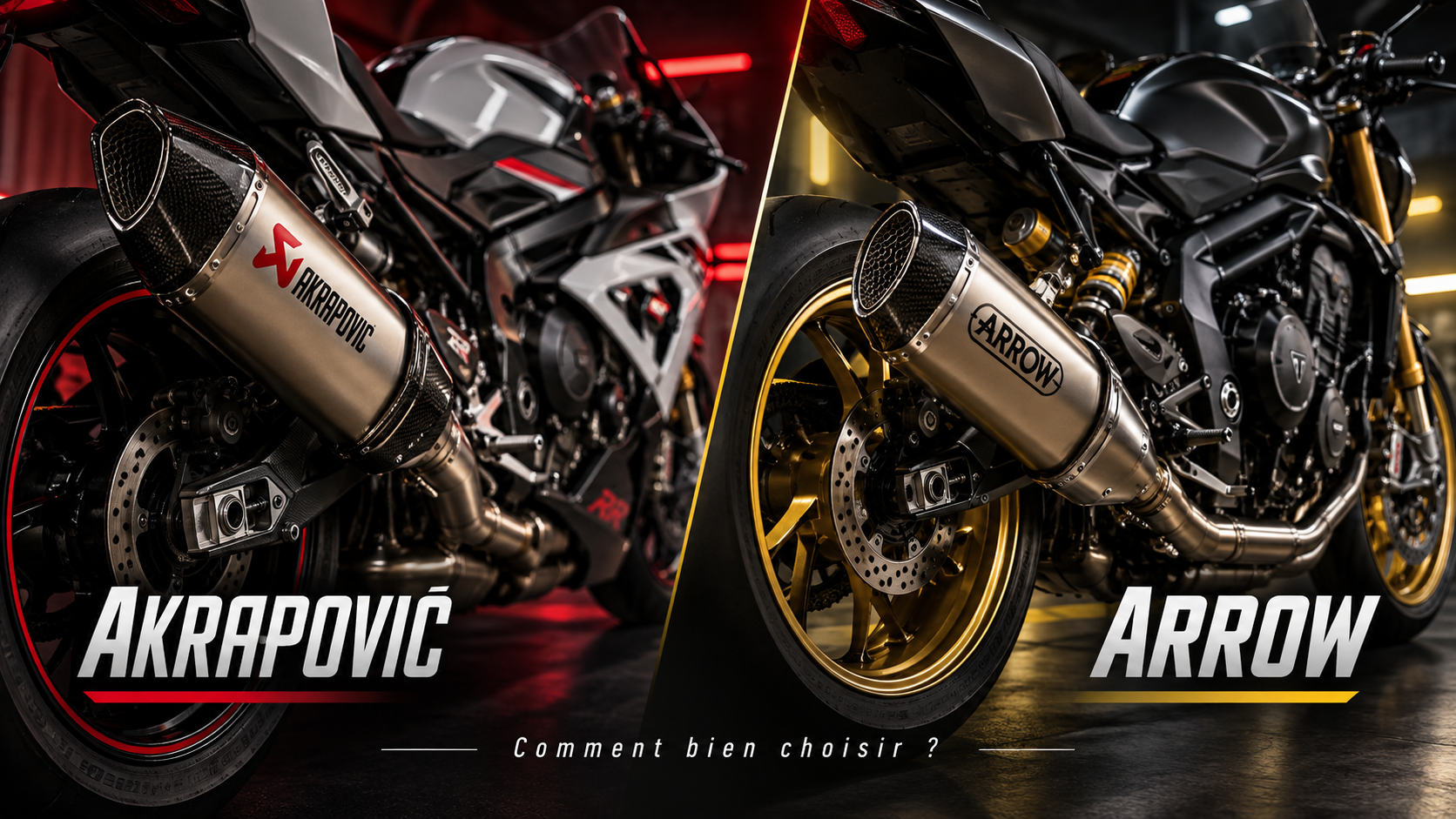 Akrapovic vs arrow