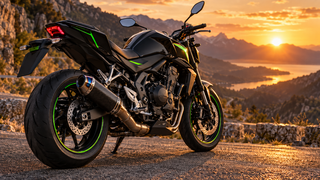 CB750 Hornet équipée pour la route