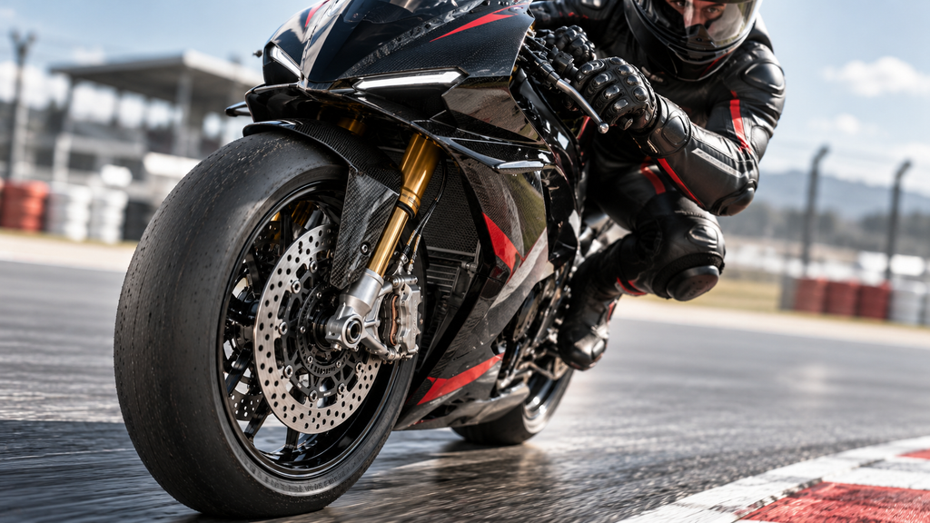 Moto sur piste
