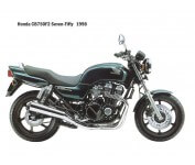 Accessoires moto HONDA CB F2 750 Seven Fifty de 1992 a 1999 Type RC42