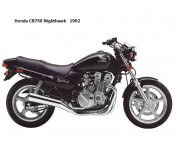 Accessoires moto HONDA CB 750 Nighthawk de 1991 a 2003